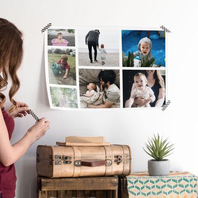 Póster de Colagem Fotográfica