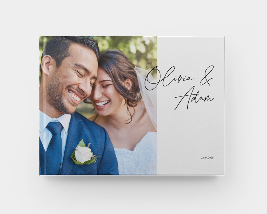 Livro de fotografias paisagem grande de capa dura