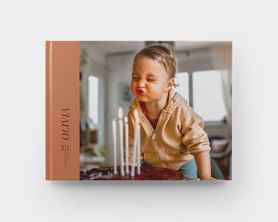 álbum de fotografias para o aniversário
