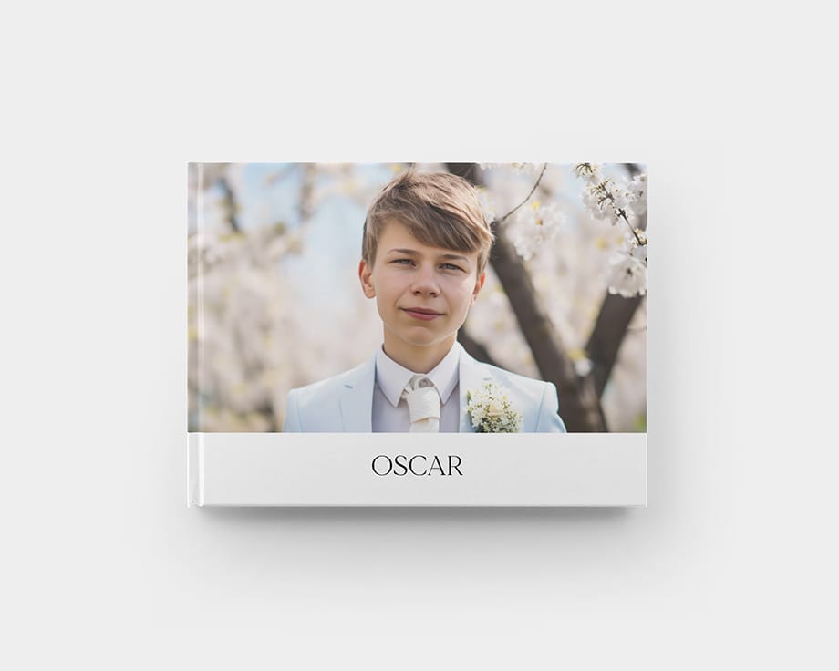 livro paisagístico médio de capa dura