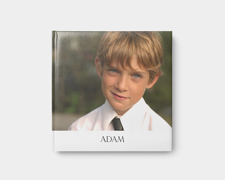 álbum quadrado plano e acolchoado