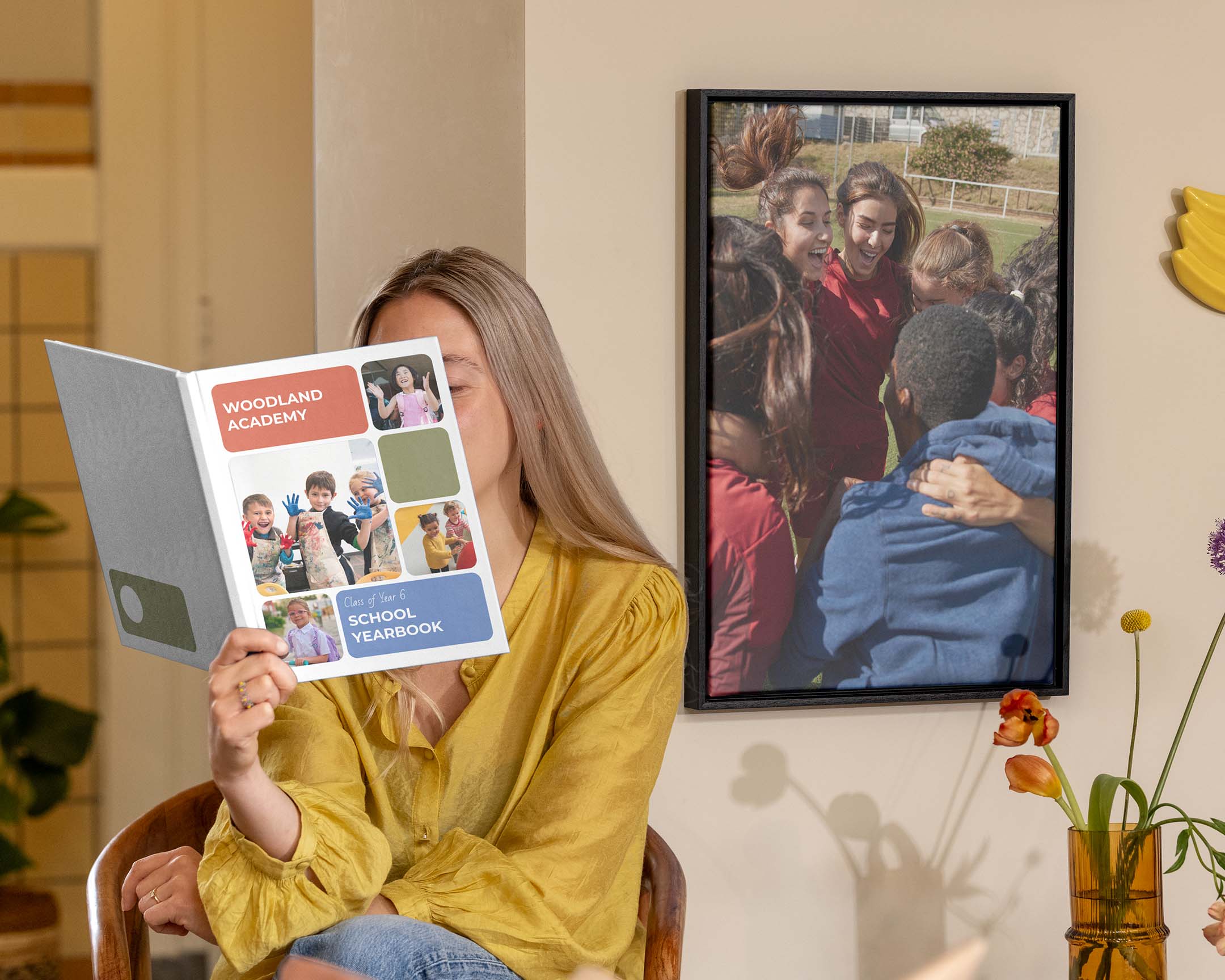 Álbuns de fotos e decorações de parede personalizados como presentes originais para professores