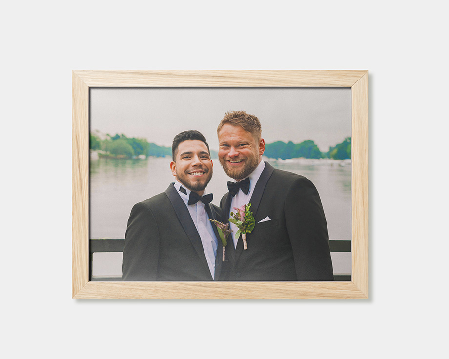 Impressões de pósters emoldurados