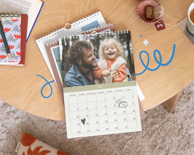 Calendários: um ano repleto de momentos, uma página de cada vez