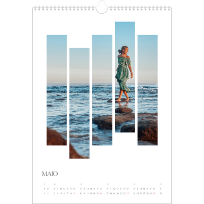 Calendário A3 — Mosaicos de viagem [Maio]
