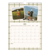 Calendário fotográfico A4 — Padrões retro [Abril]