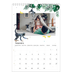 Calendário fotográfico A4 — Animais em aguarela [Fevereiro]