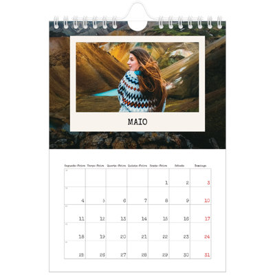 Calendário A5 — A edição de retrato [capa]