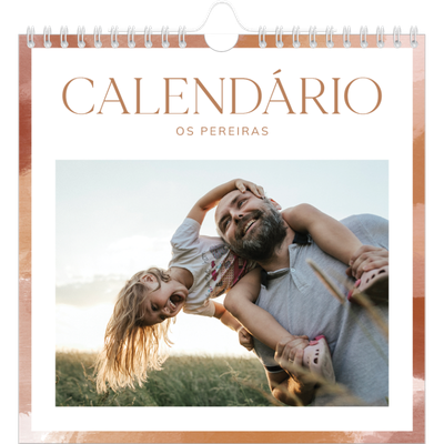 Calendário quadrado — Efeito de pincel [capa]