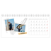 Calendários de mesa — Estilo de álbum de recortes [Fevereiro]