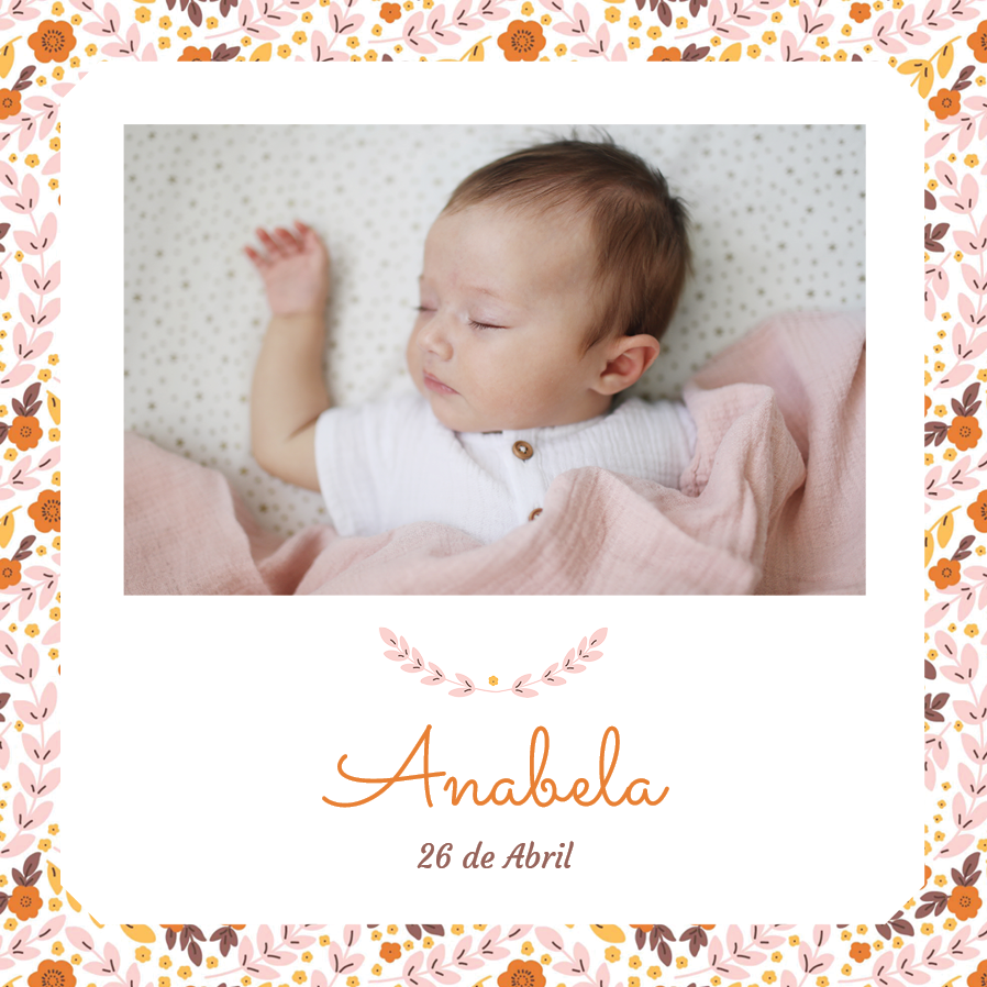 Convites — Moldura outonal