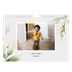 Calendário A5 horizontal — Salpicos florais [capa]