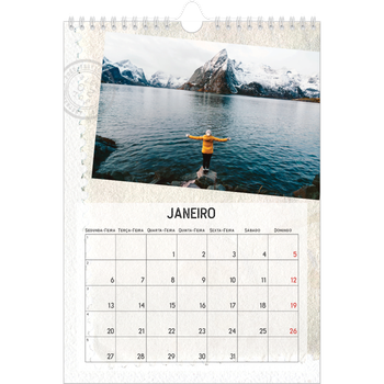 Calendário fotográfico A4 — Parts unknown