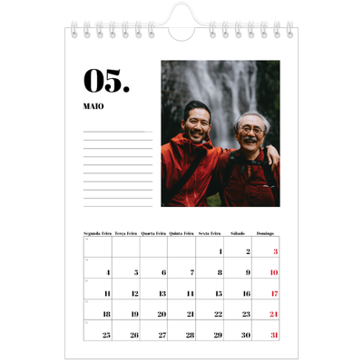 Calendário A5 — Serif e momentos [capa]