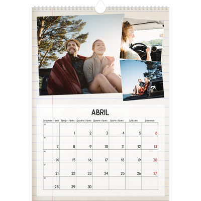 Calendário A3 — Parts unknown [Abril]