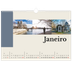 Calendário A3 Horizontal — Vistas do mundo [Janeiro]