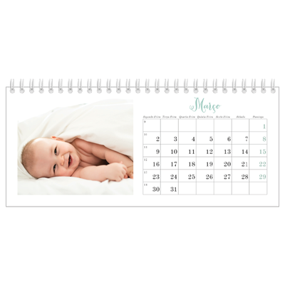 Calendários de mesa — Olá mundo [Março]