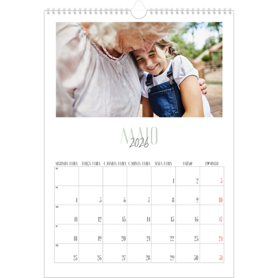 Calendário A3 — Tipografia mista [capa]