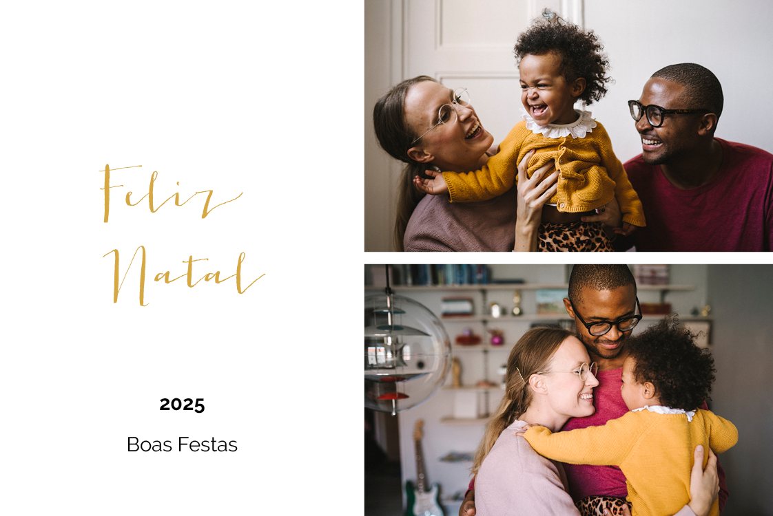 Cartões — Pinceladas de ouro