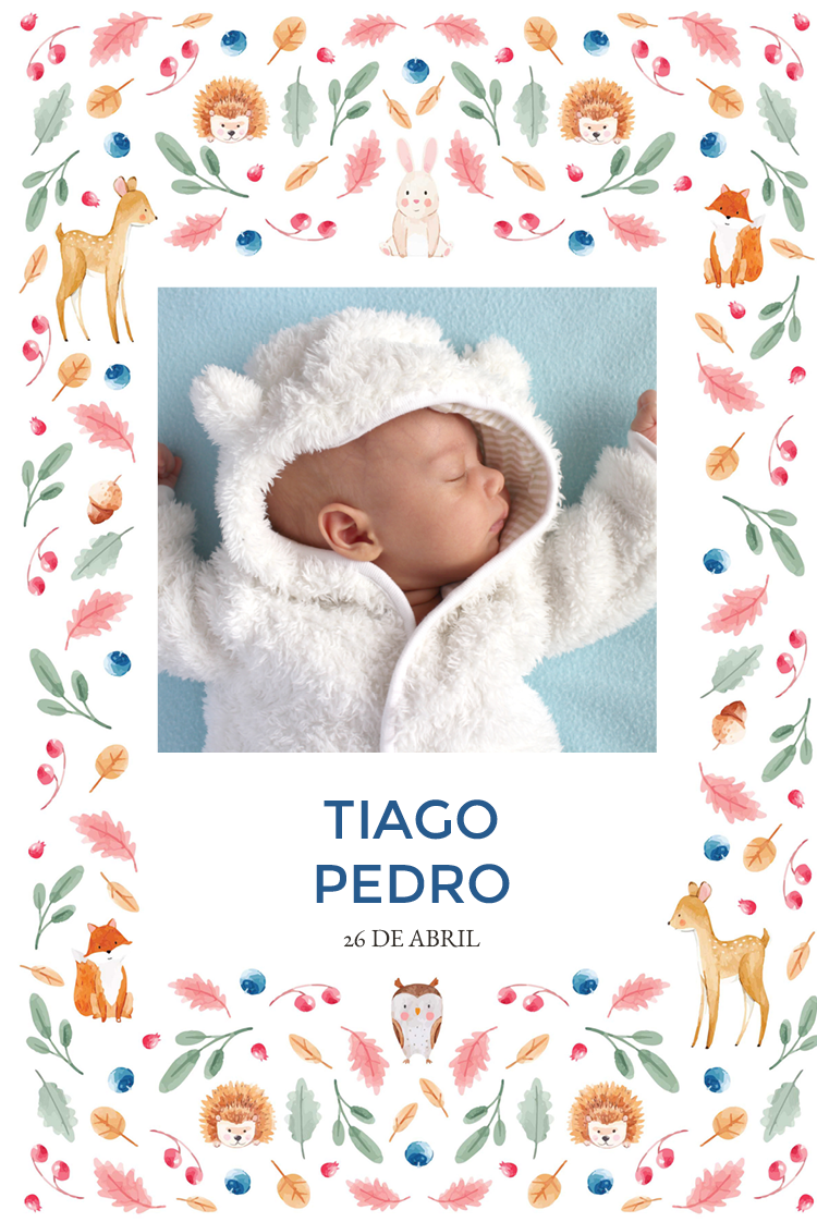 Convites — Papel de parede de animais da floresta