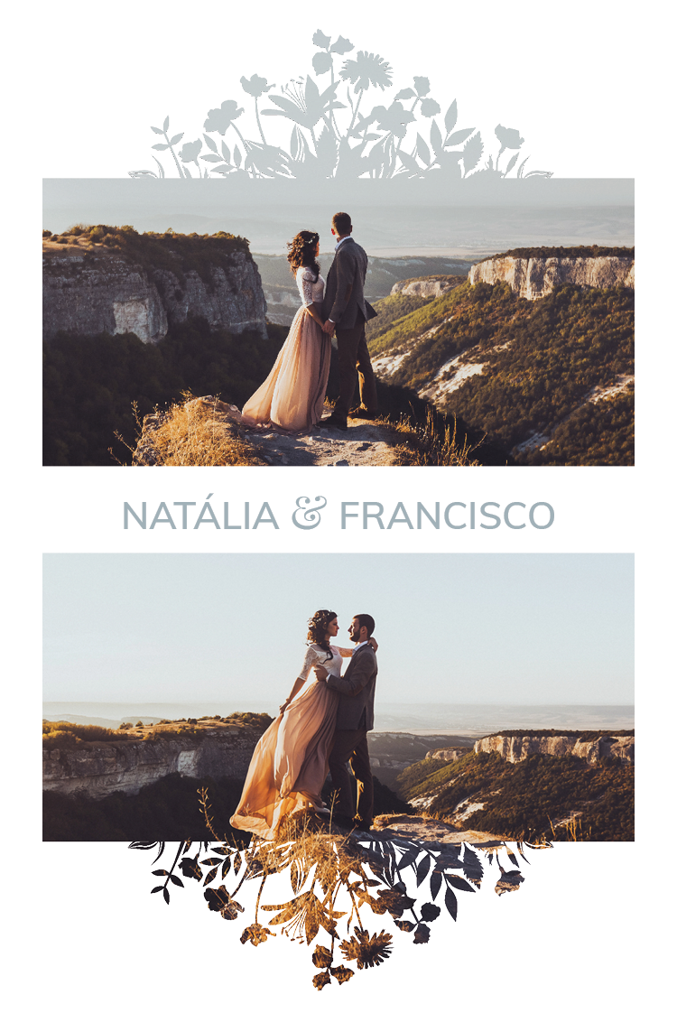 Convites — Motivo floral