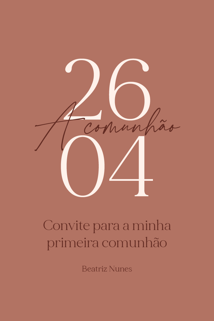 Convites — Moderno e terroso