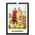 Calendário A5 — Moldura preta [capa]