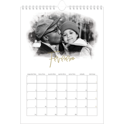 Calendário fotográfico A4 — Efeitos fotográficos [Fevereiro]