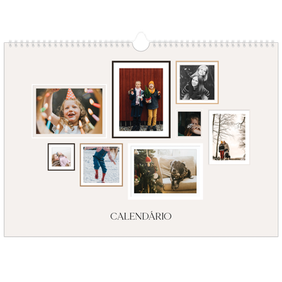 Calendário A3 Horizontal — Galeria de fotografias de parede [capa]