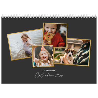 Calendário A4 duplo — Tantas recordações [capa]