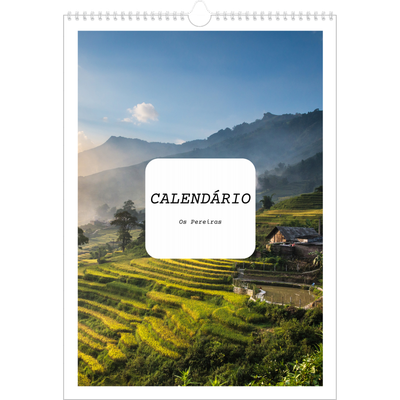 Calendário A3 — A história completa [capa]