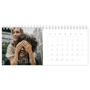 Calendário de Fotografias de Mesa — Maior que a vida