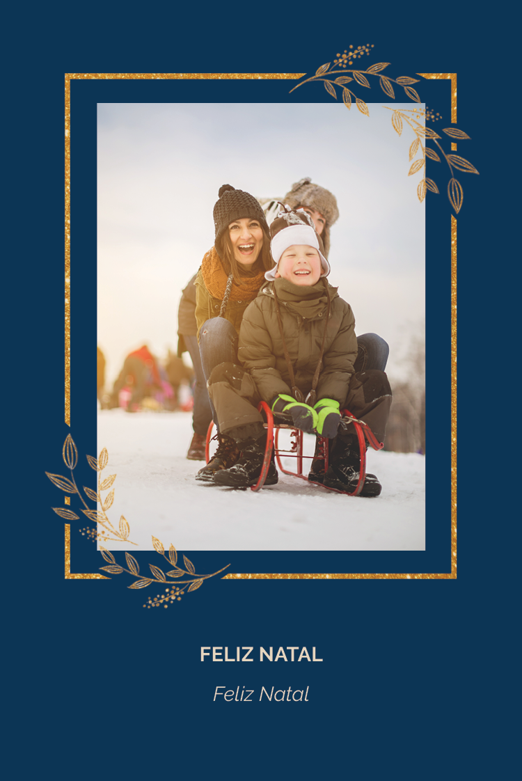 Cartões — Azul de inverno