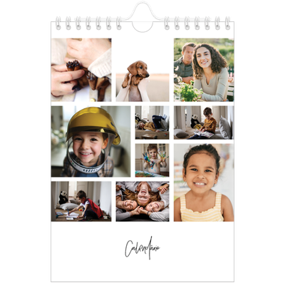 Calendário A5 — Arranjos fotográficos [capa]