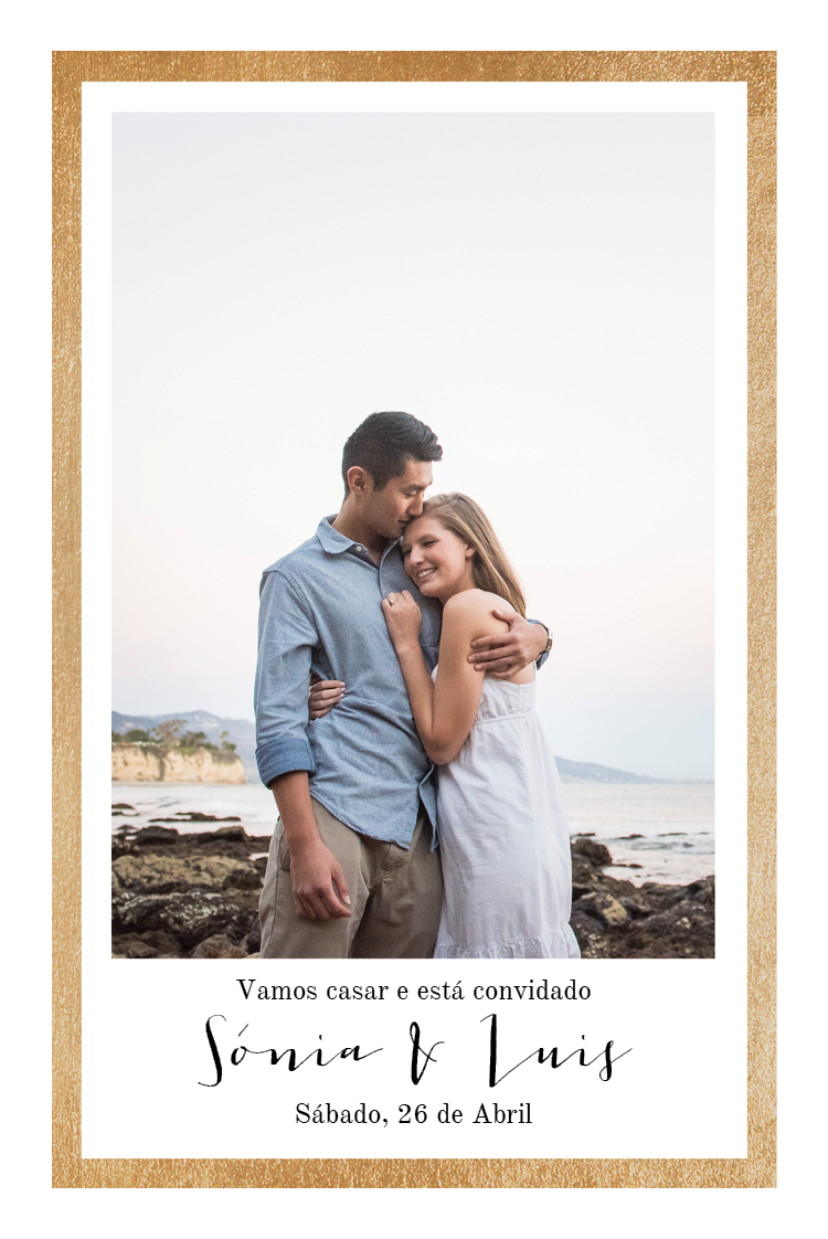 Convites — Na moldura