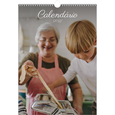 Calendário A3 — Mês escrito à mão [capa]