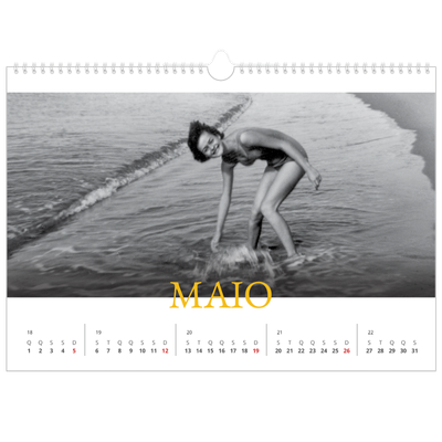 Calendário A3 Horizontal — Estilo Heritage [capa]