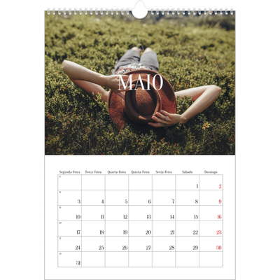 Calendário A3 — Escapadinha infinita [Maio]