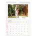Calendário fotográfico A4 — Embrulho floral [Janeiro]