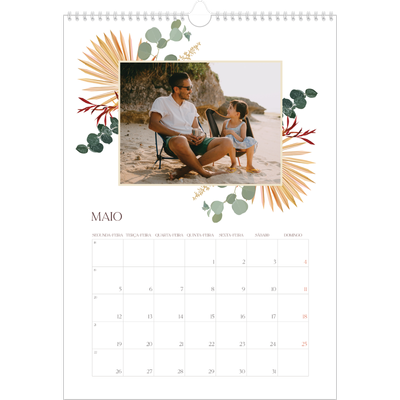 Calendário A3 — Boho [capa]