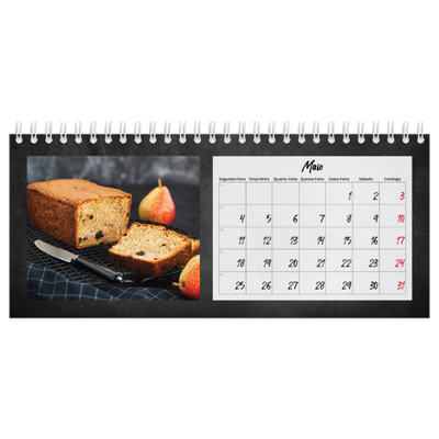 Calendários de mesa — Estilo de quadro-negro [capa]