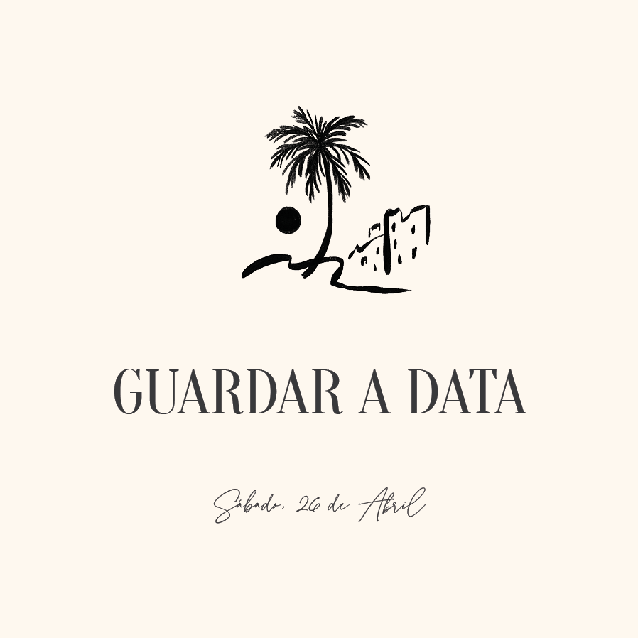 Save the date — Tinta tropical