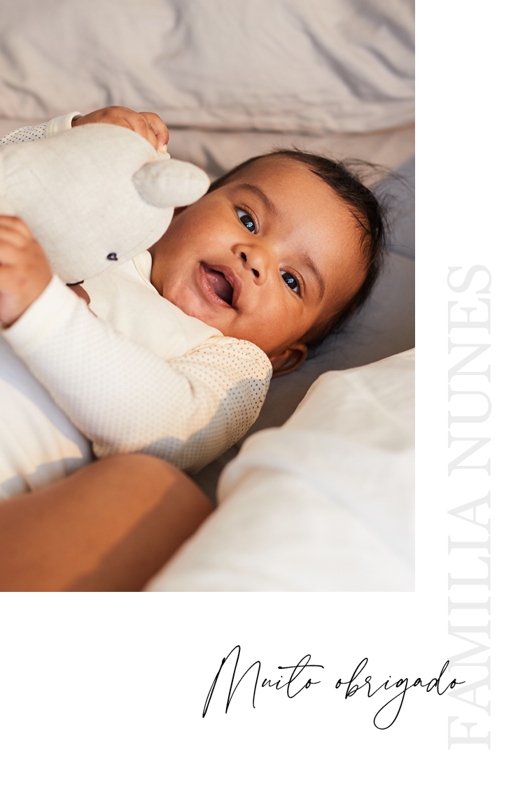 Cartões de agradecimento — Chegada alegre