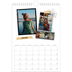Calendário fotográfico A4 — Estilo de álbum de recortes [Janeiro]