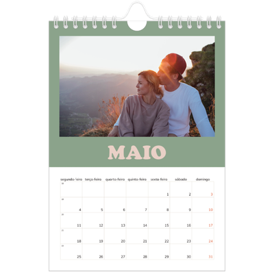 Calendário A5 — Molduras retro [capa]