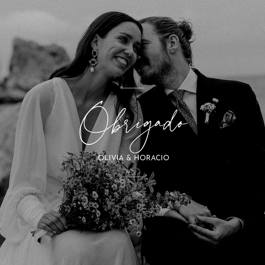 Cartões de agradecimento — Escrita elegante