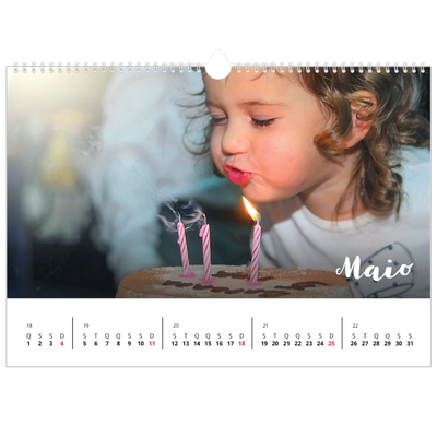 Calendário A3 Horizontal — Script simples [capa]