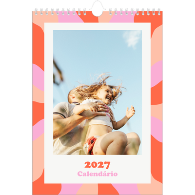 Calendário fotográfico A4 — Jogar com o padrão [capa]