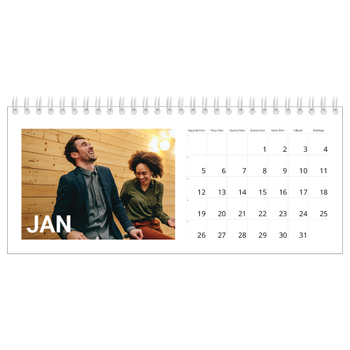 Calendário de Fotografias de Mesa — Mês grande