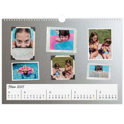 Calendário A4 horizontal — Coleção de imagens [capa]